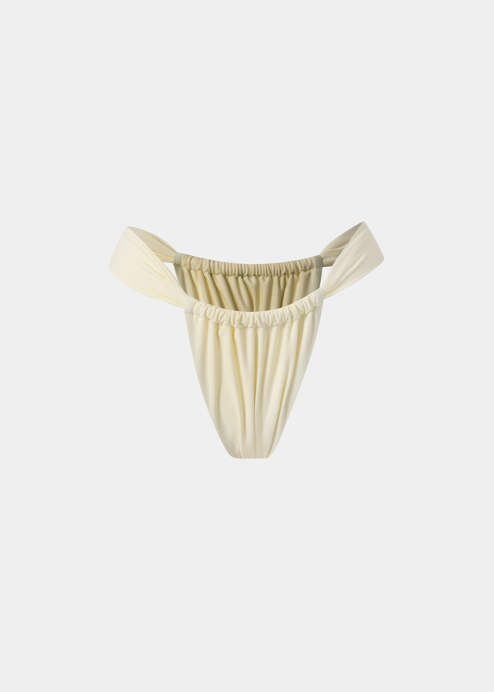 1 Tulum Bikini Bottom - Cream Dacron - Image 1