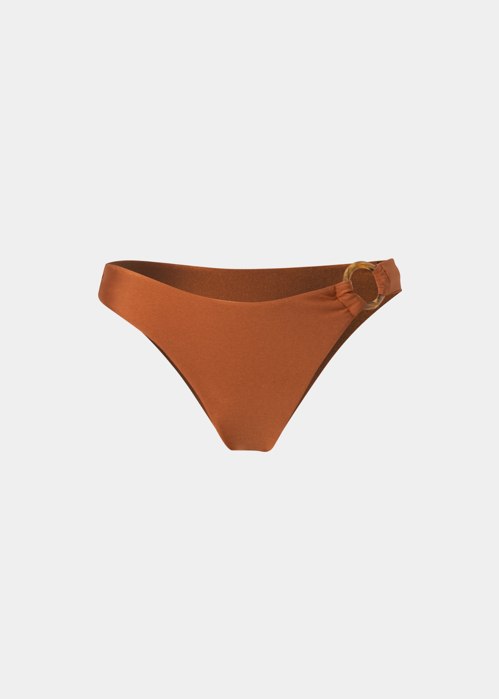 1 Sardinia Bikini Bottom - Terracotta Dacron - Image 1