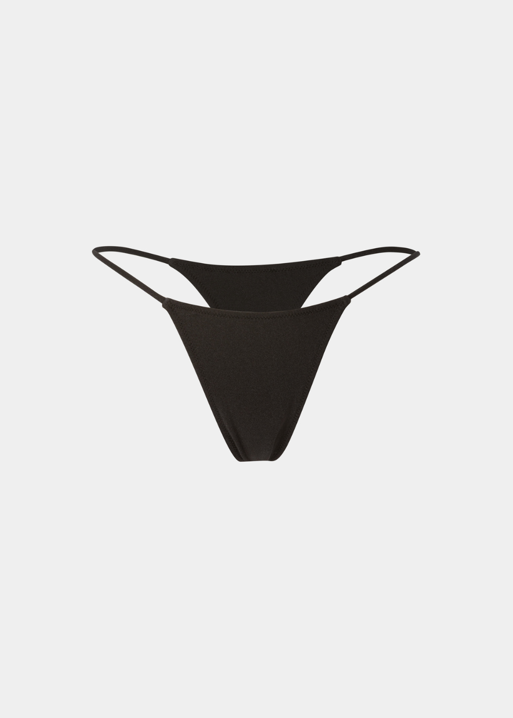 1 Ibiza Bikini Bottom - Black Dacron - Image 1
