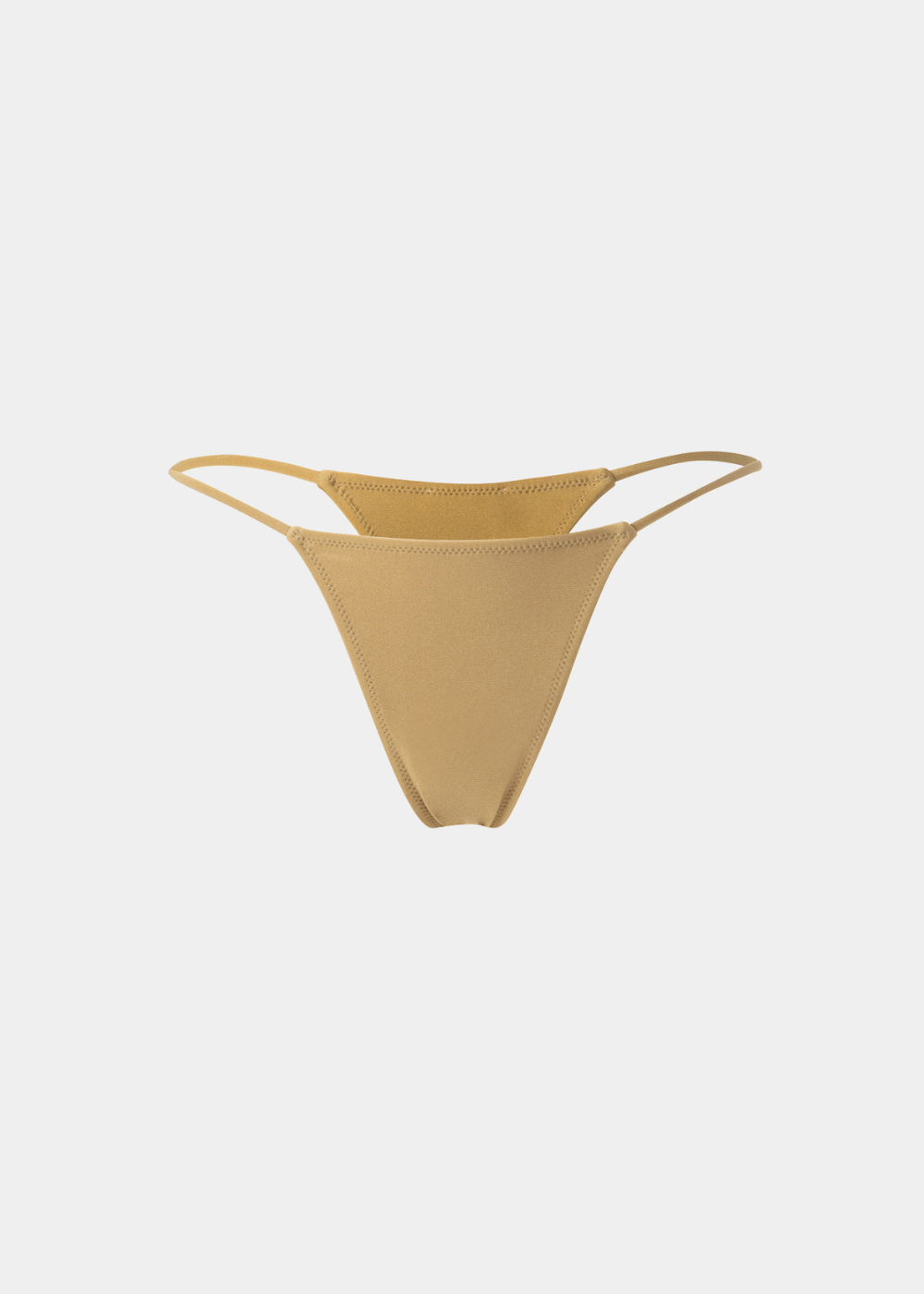 1 Ibiza Bikini Bottom - Gold Sand Dacron - Image 1