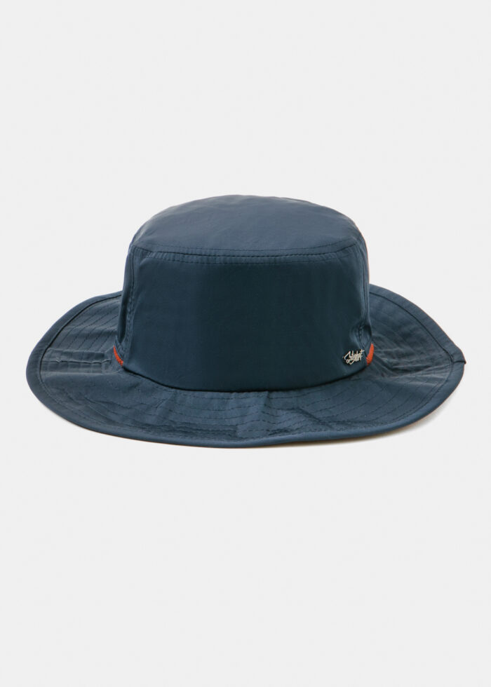 Navy Active Bucket Hat w/ Orange Details - Image 2