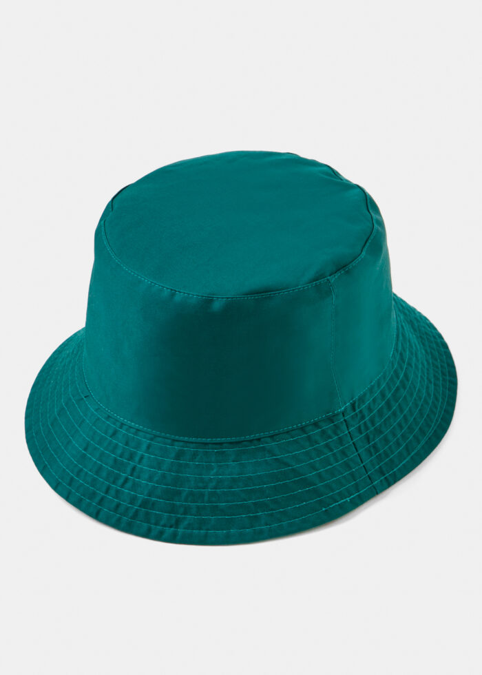 Double-Faced Bucket Hat Boats Pattern & Petrol - Image 2