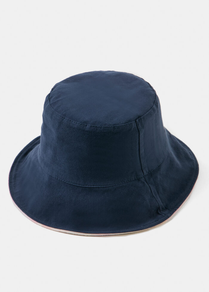 Double-Faced Bucket Hat Tie Dye & Navy Blue - Image 2