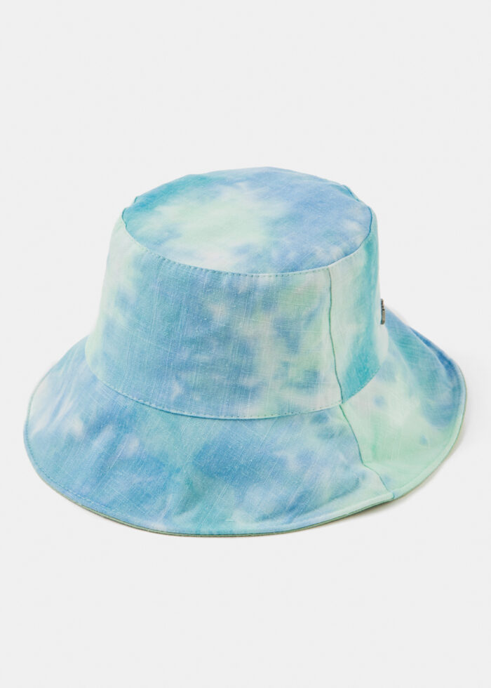 Double-Faced Bucket Hat Tie Dye & Sage Green - Image 3