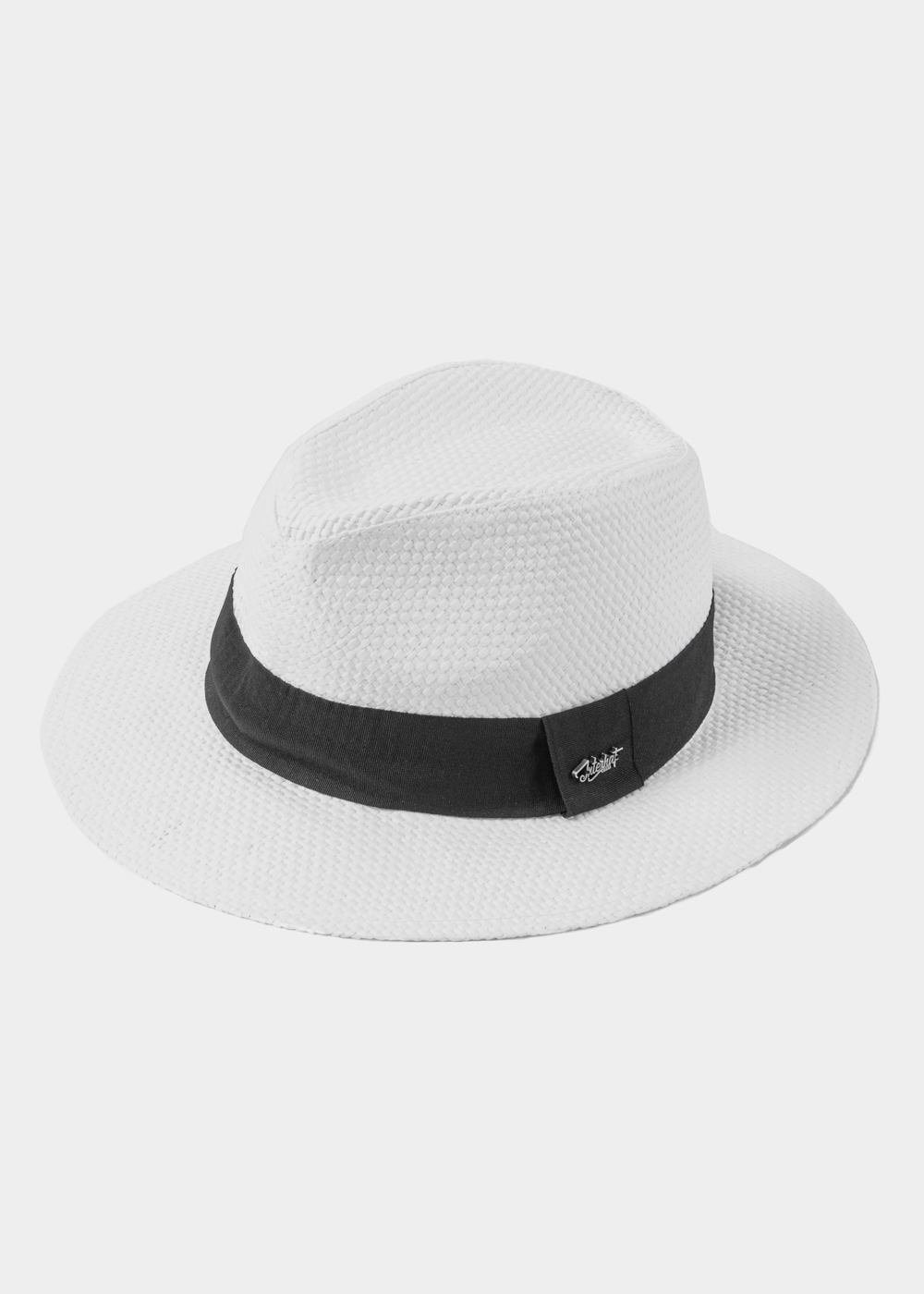 White Panama Style Hat 3 White Panama Style Hat 3 - Image 1