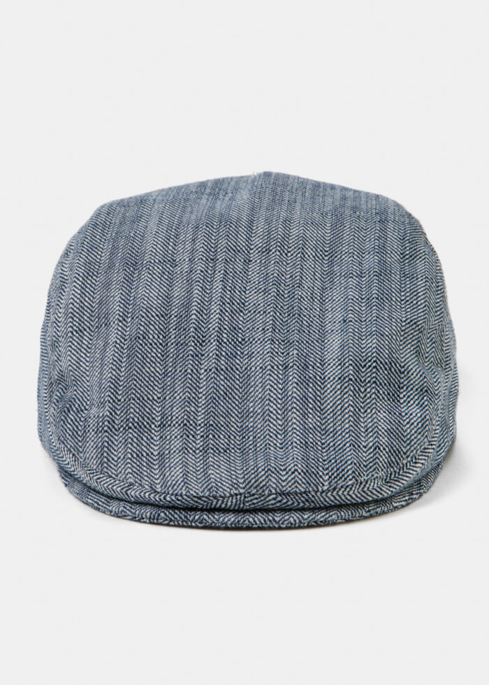 Blue Linen Men's Cap - Image 3