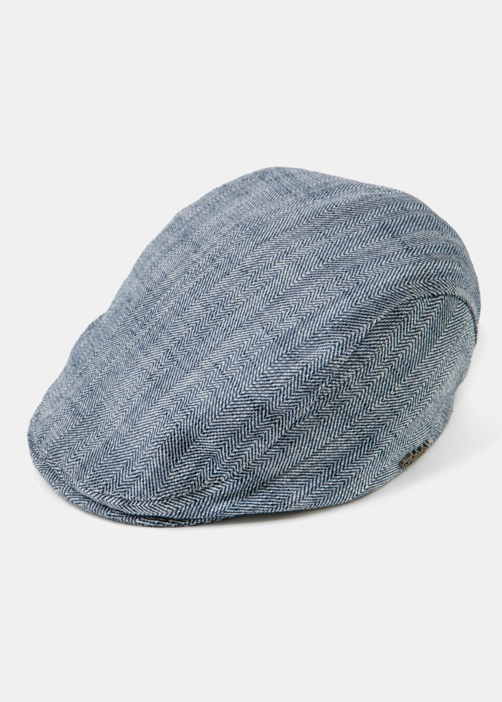 _17A2918 Blue Linen Men's Cap - Image 1
