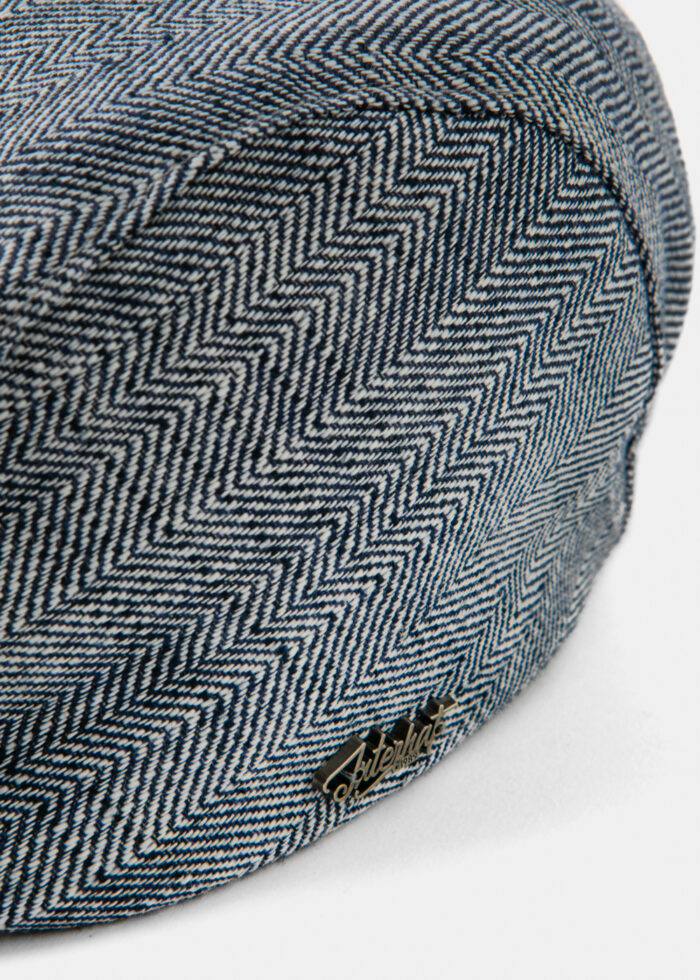 Blue Linen Men's Cap - Image 4