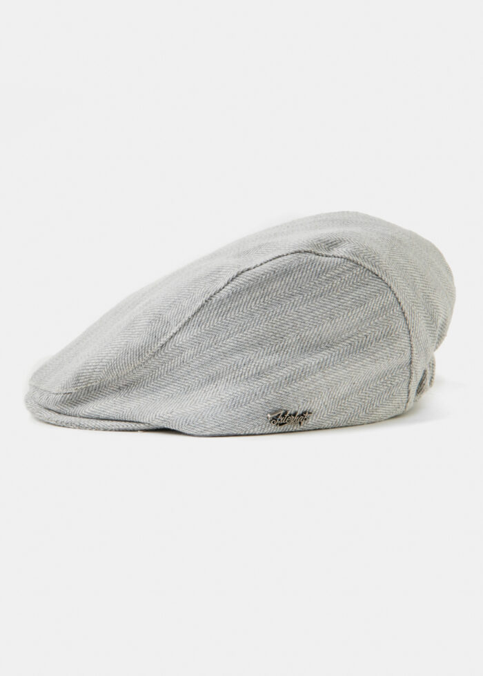 Grey Linen Men's Cap - Image 2