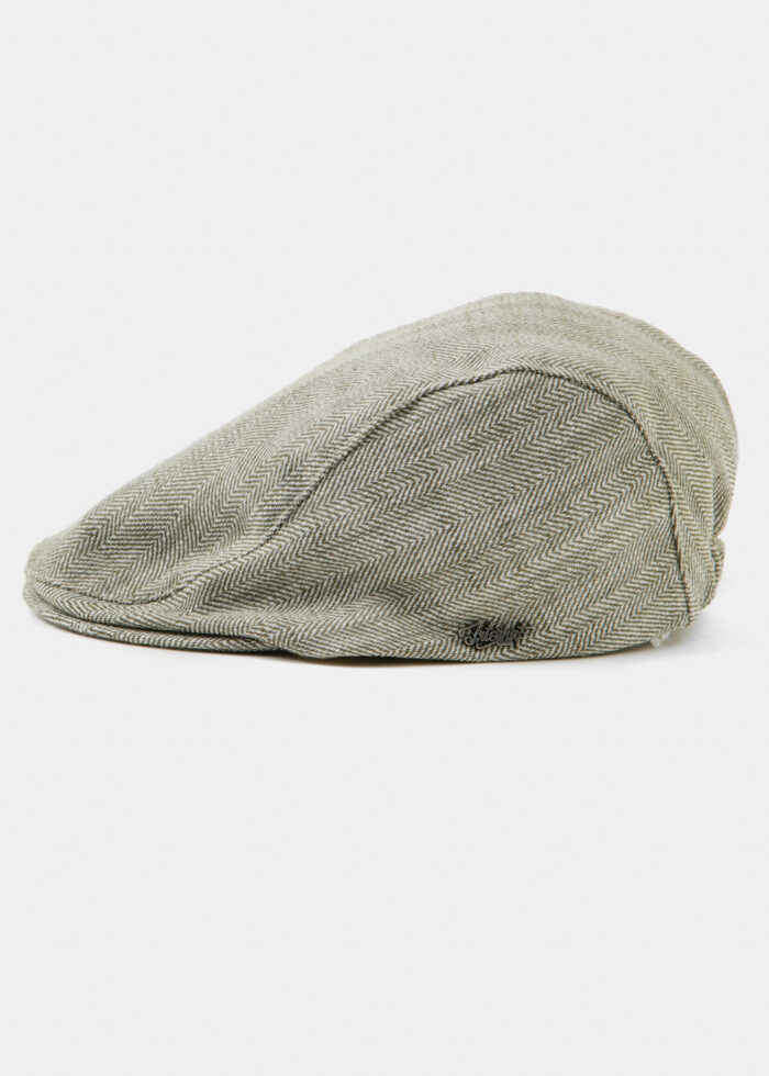 Green Linen Men's Cap - Image 2