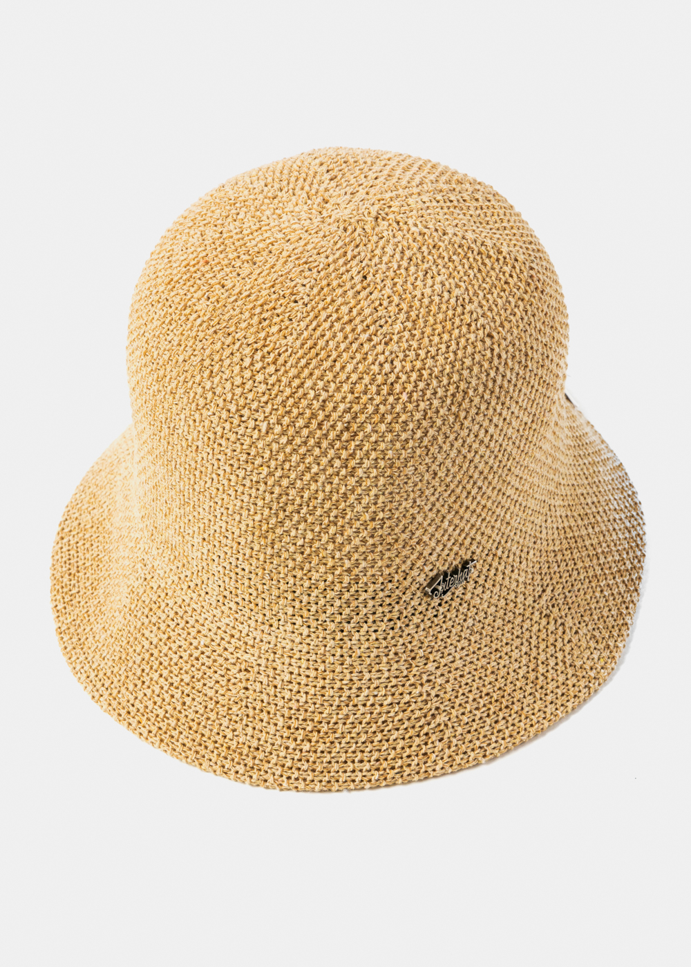 Beige Knitted Bucket Style Hat Beige Knitted Bucket Style Hat - Image 1