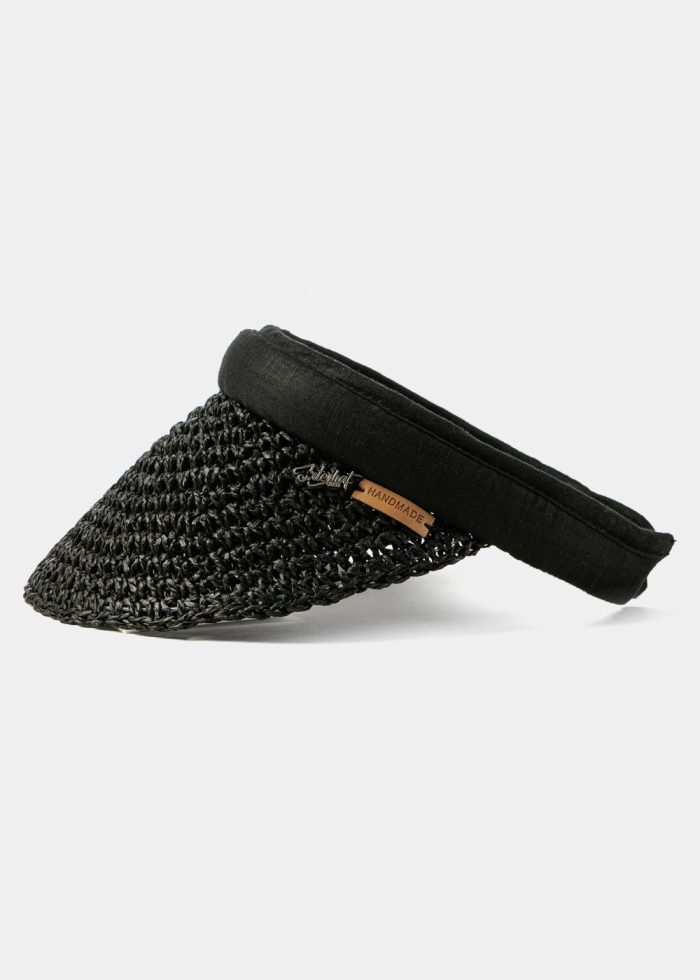 Black Hand Knitted Headband - Image 3
