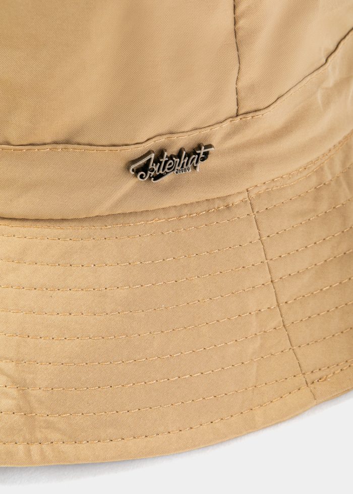 Beige Waterproof & Packable Bucket Hat - Image 4