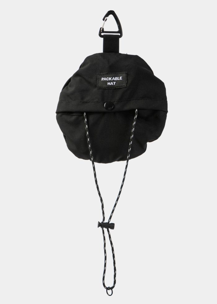 Black Waterproof & Packable Bucket Hat - Image 5