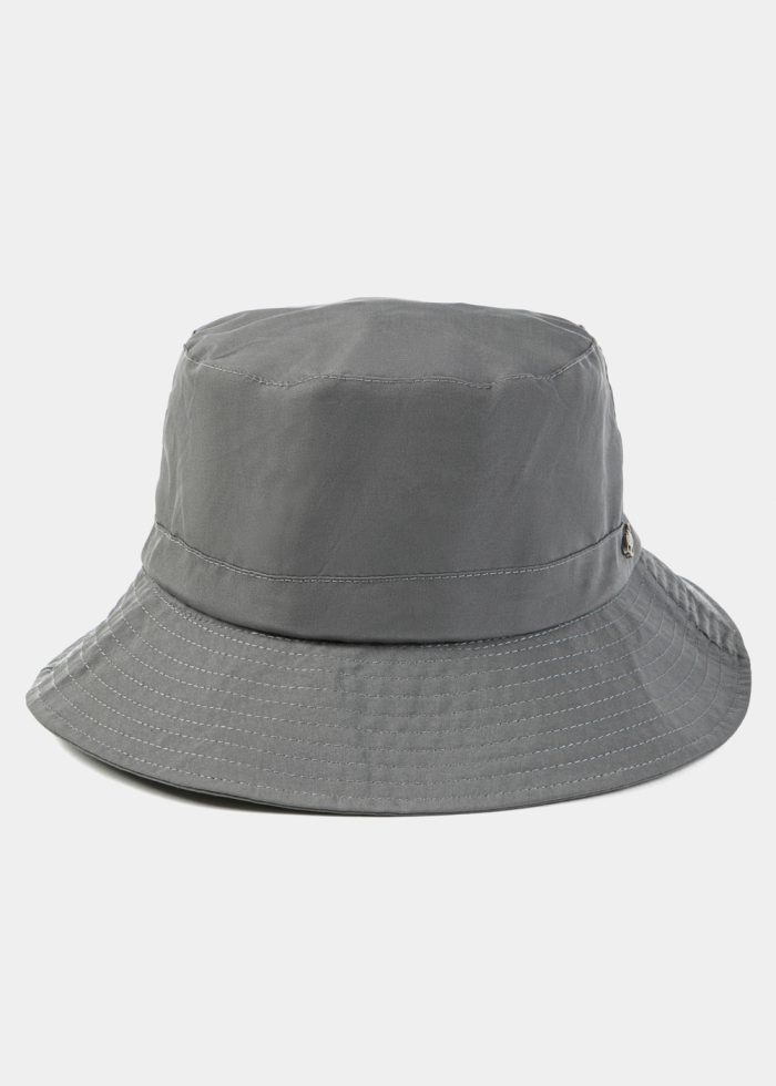 Grey Waterproof & Packable Bucket Hat - Image 2