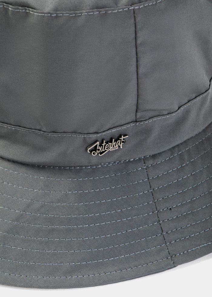 Grey Waterproof & Packable Bucket Hat - Image 4