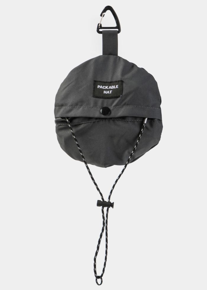 Grey Waterproof & Packable Bucket Hat - Image 5