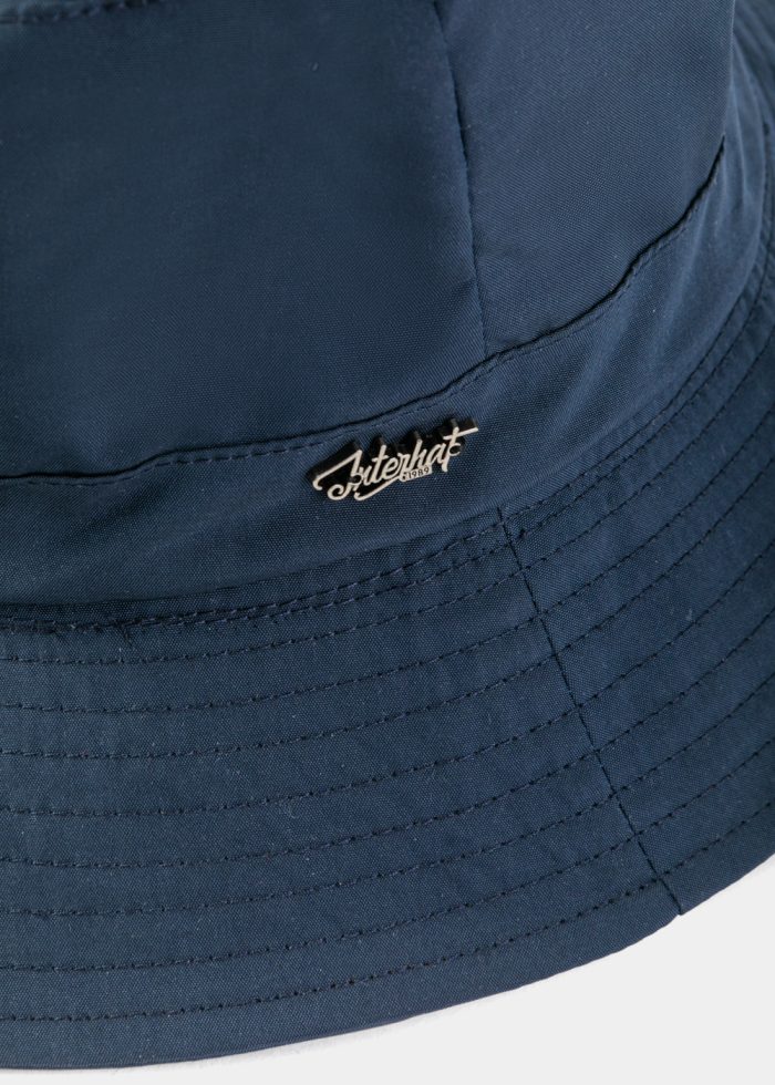 Navy Blue Waterproof & Packable Bucket Hat - Image 4