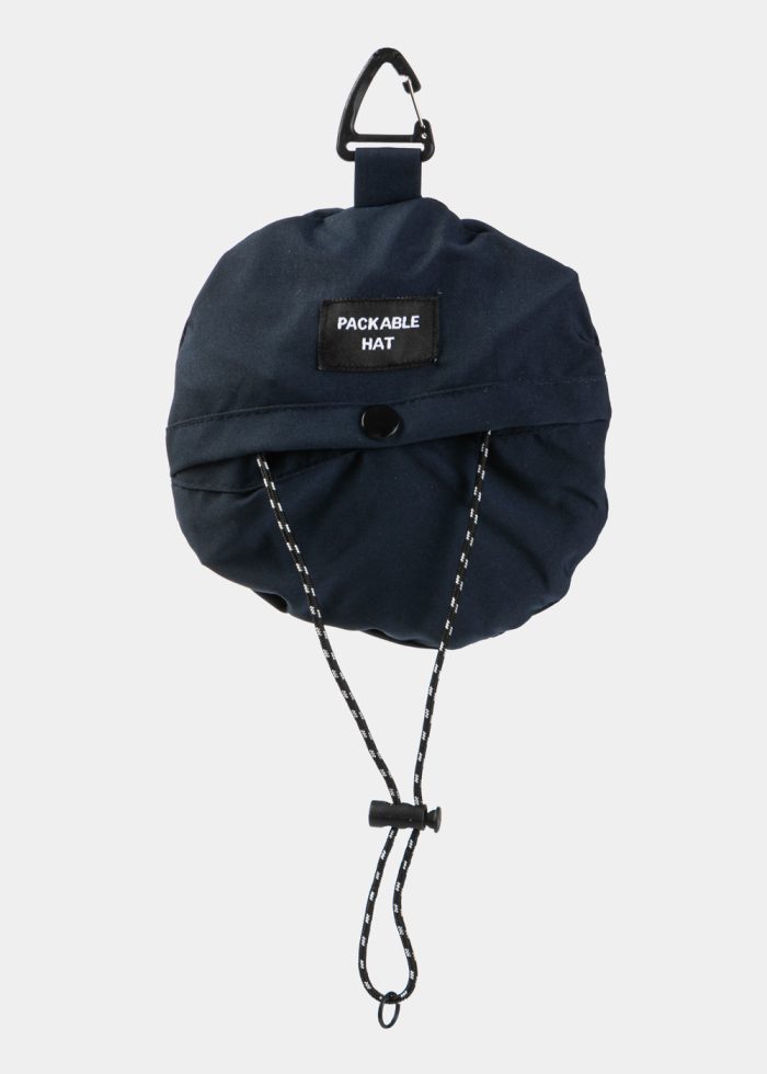 Navy Blue Waterproof & Packable Bucket Hat - Image 5