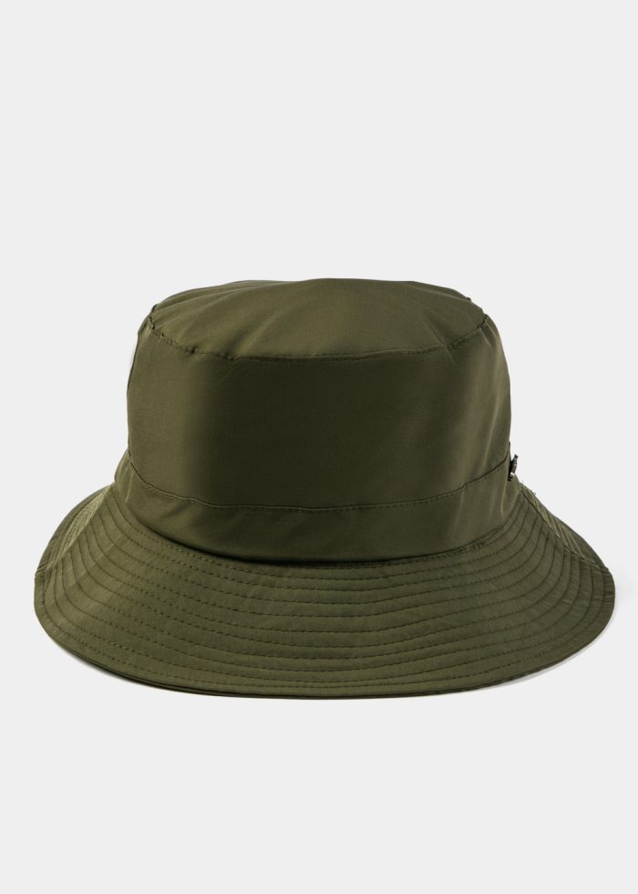 Khaki Waterproof & Packable Bucket Hat - Image 2