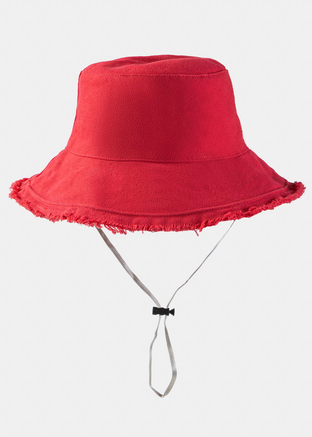 Fuchsia Double-Faced Bucket Hat w/ Chin Strap Fuchsia Double-Faced Bucket Hat w/ Chin Strap - Image 1