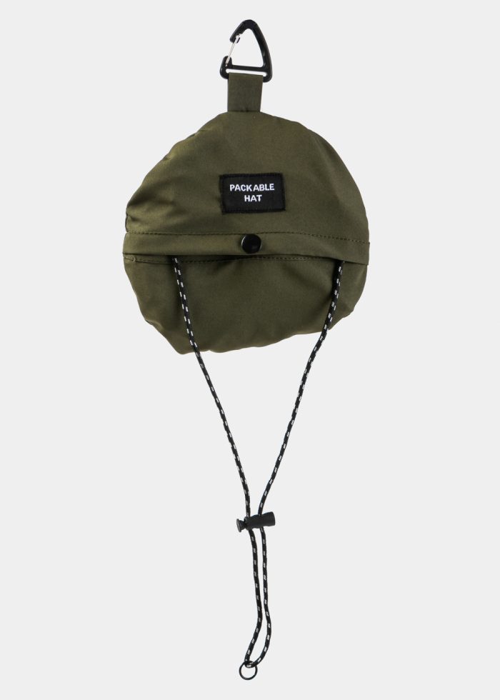 Khaki Waterproof & Packable Bucket Hat - Image 5