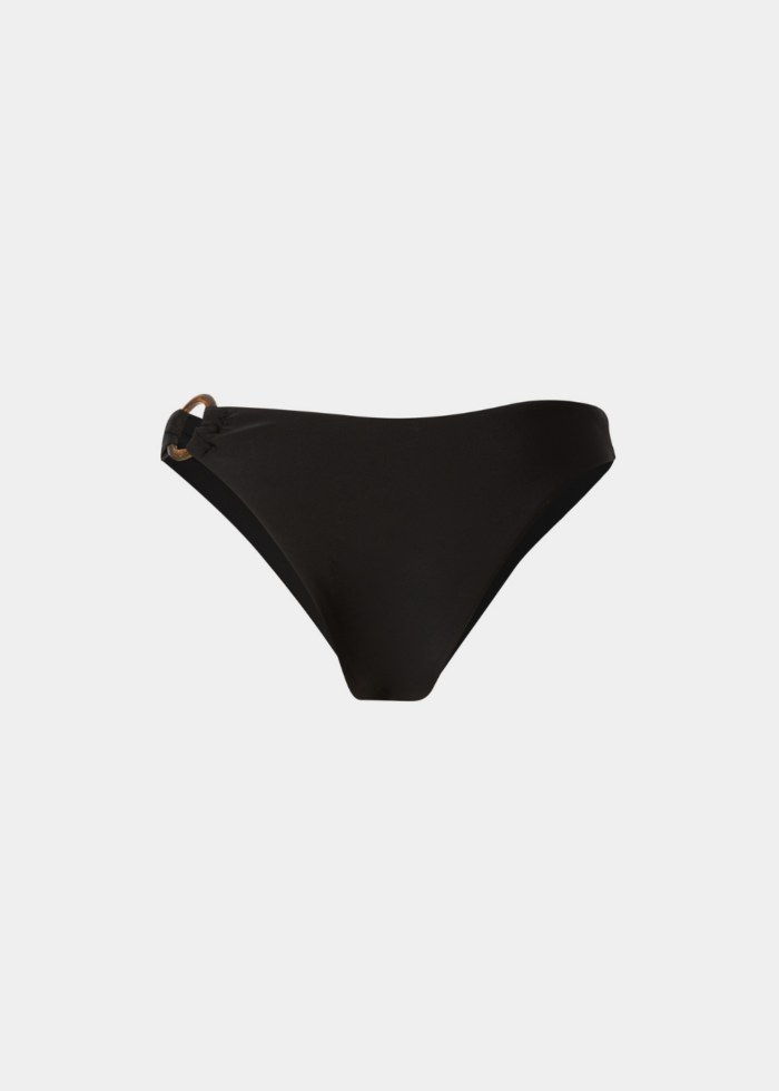 Sardinia Bikini Bottom - Black Dacron - Image 4