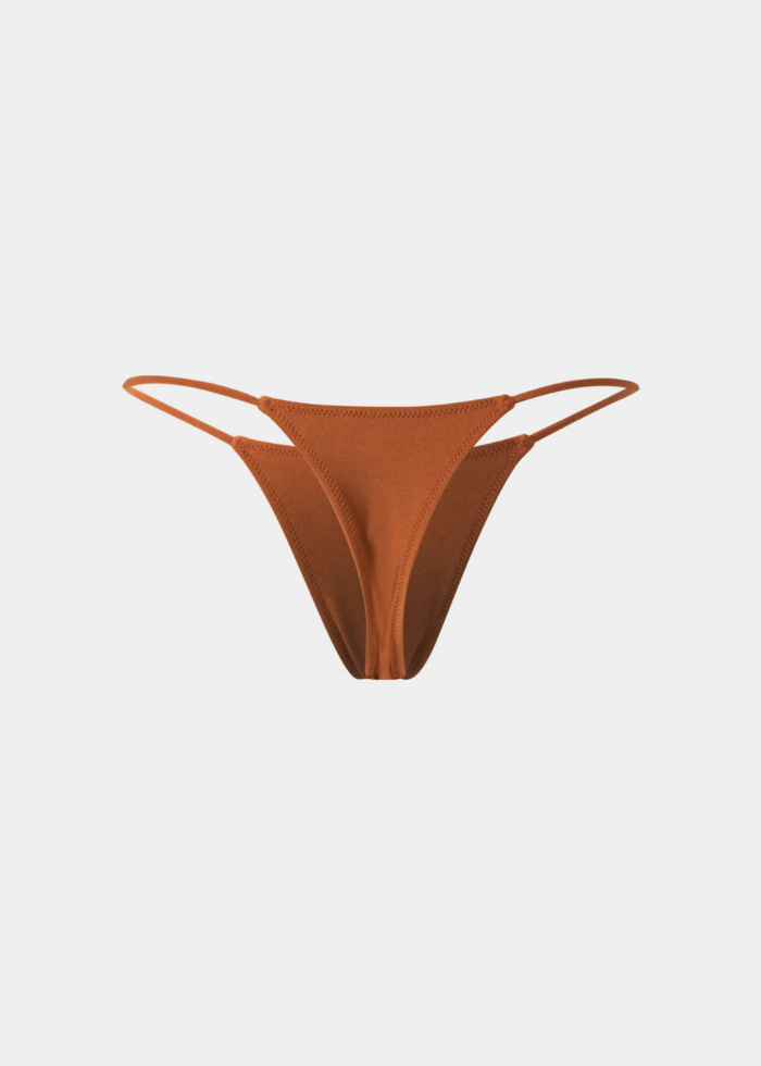 Ibiza Bikini Bottom - Terracotta Dacron - Image 2