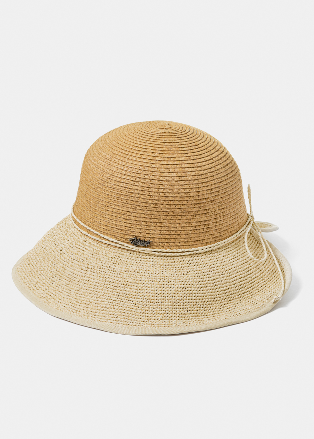Brown & Beige Handmade Hat Brown & Beige Handmade Hat - Image 1