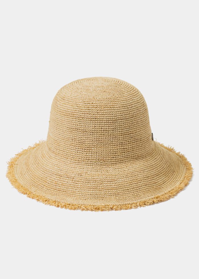 Natural Raffia Bucket Style Hat - Image 3