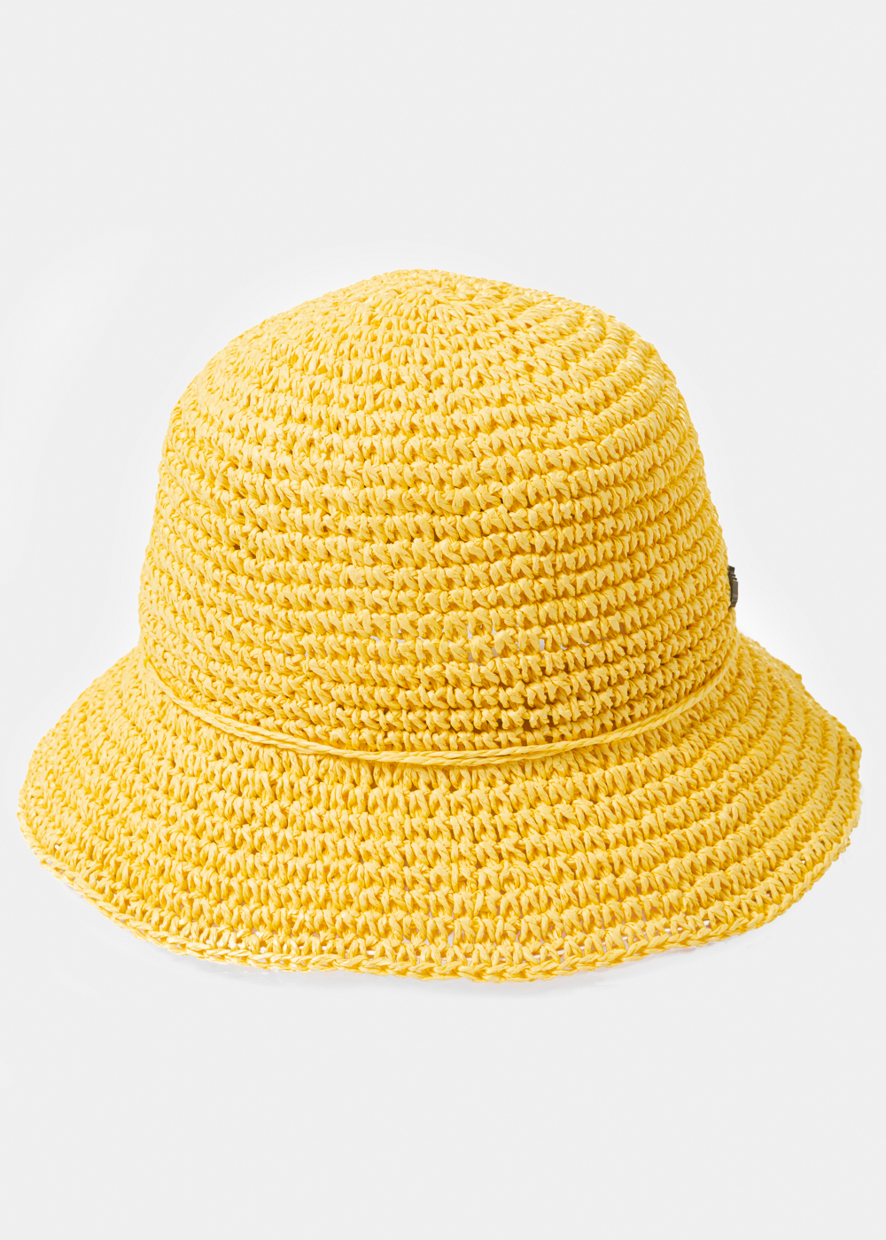 Yellow Knitted Bucket Style Hat Yellow Κnitted Bucket Style Hat - Image 1