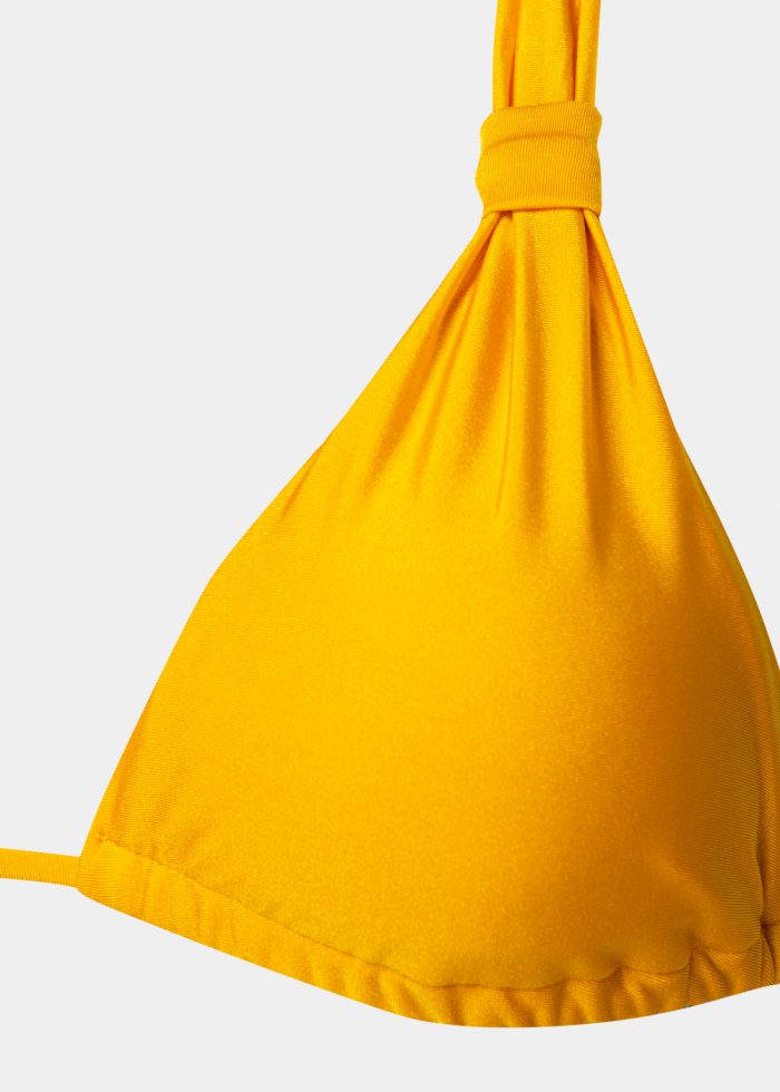 Azores Bikini Top - Orange Shiny - Image 2