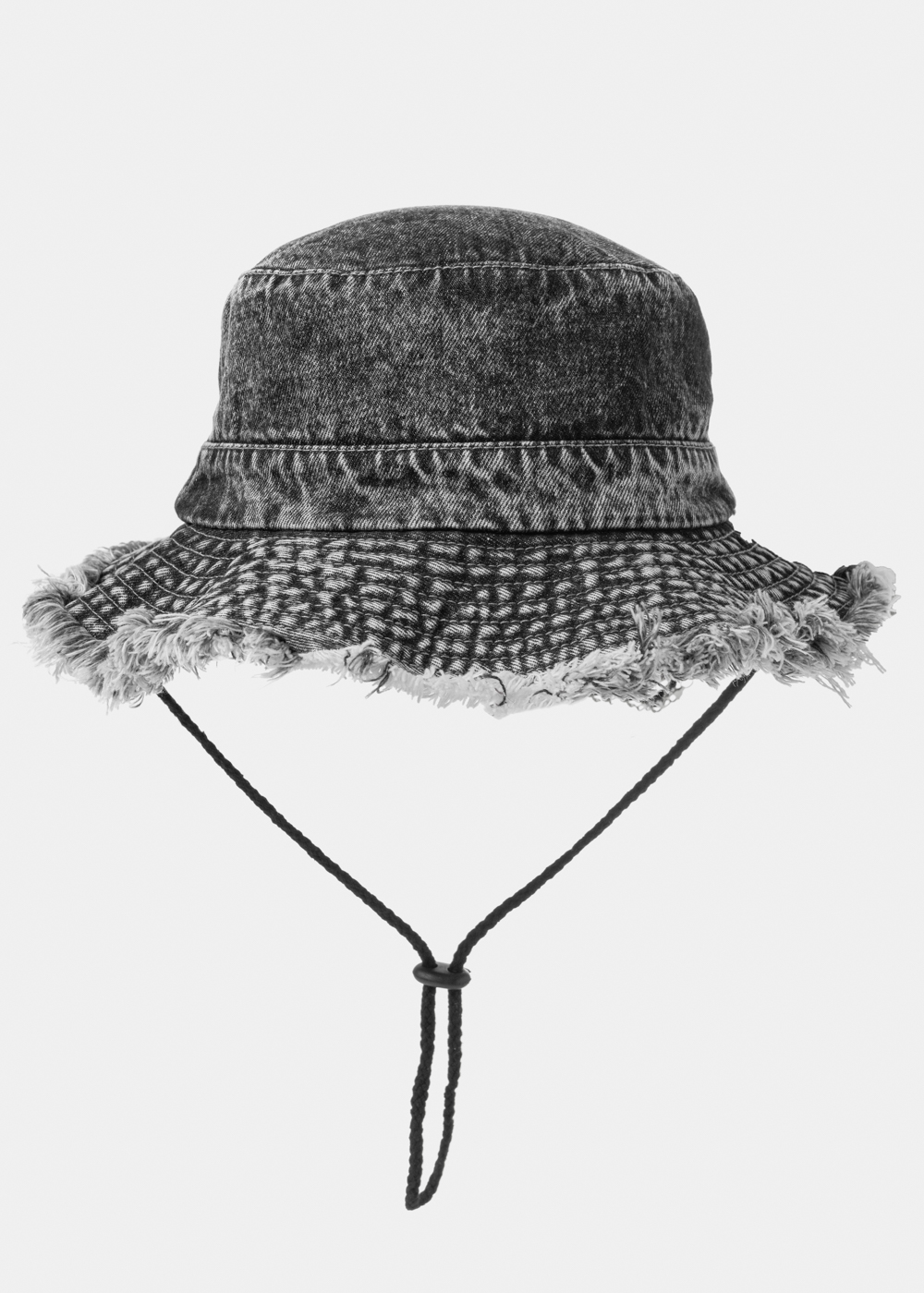 Black Washed Jean Bucket Hat Black Washed Jean Bucket Hat - Image 1