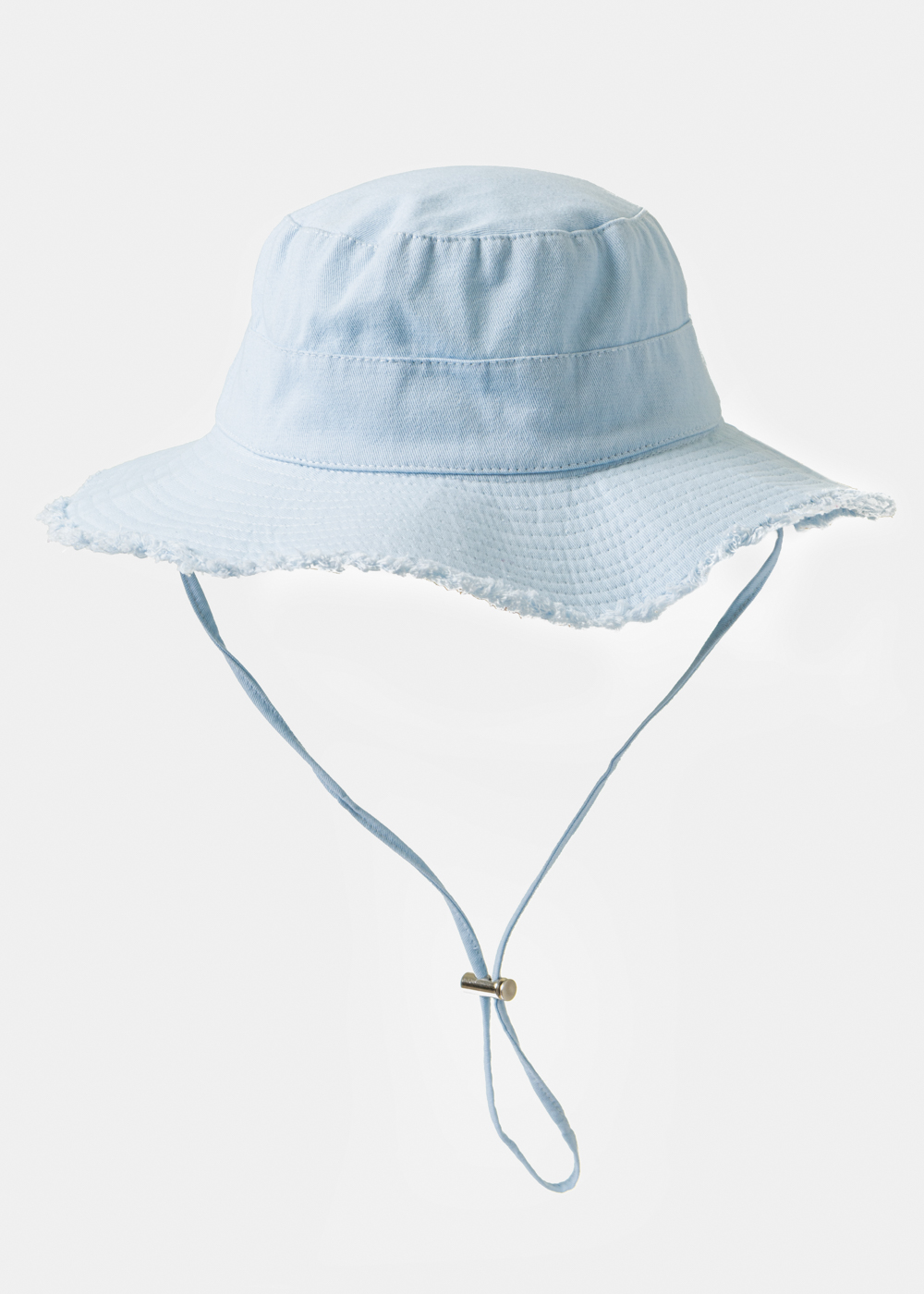 Light Blue Bucket Hat w/ Two Strap Light Blue Bucket Hat w/ Two Strap - Image 1