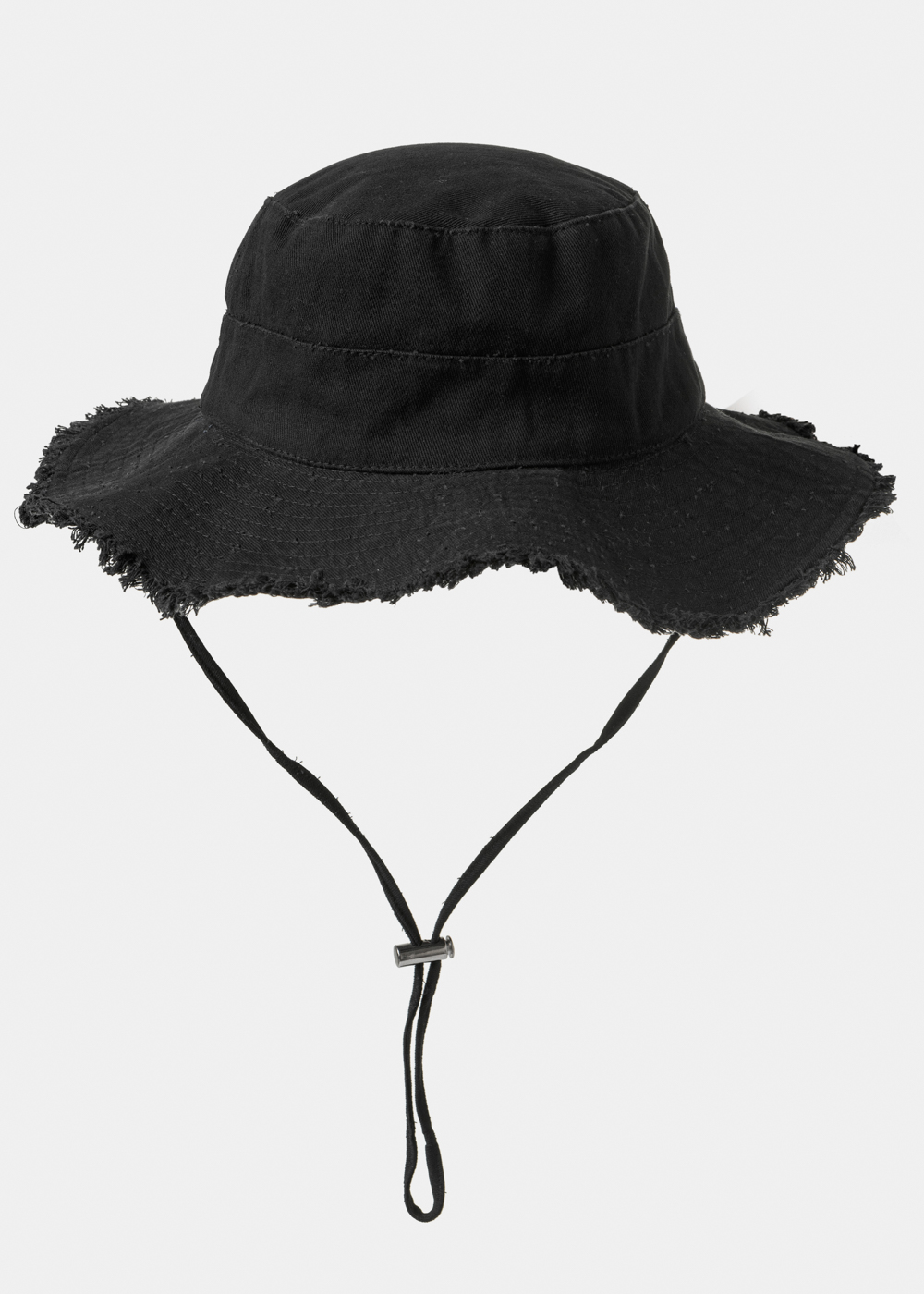 Black Cotton Bucket Hat Black Cotton Bucket Hat - Image 1