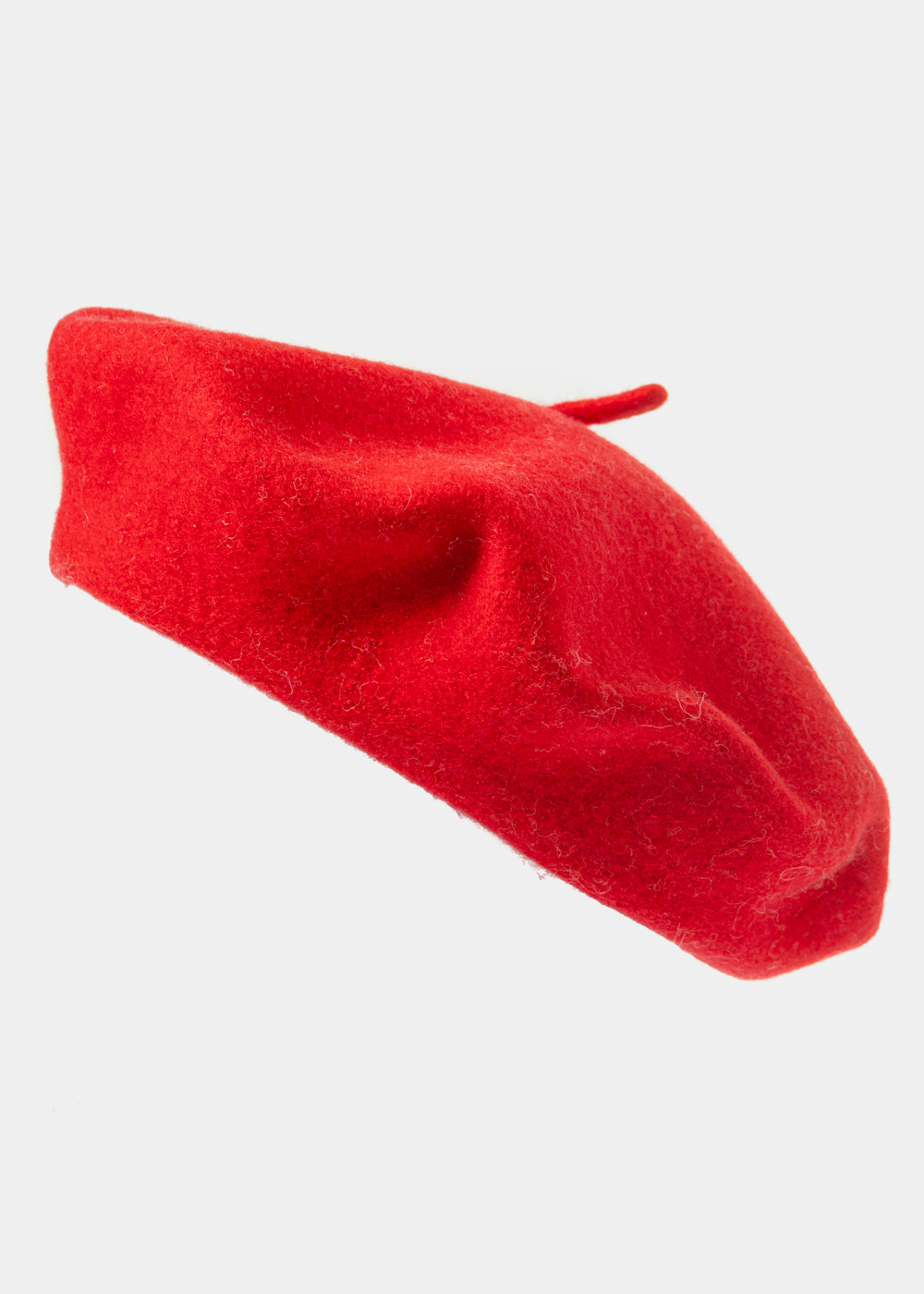 Red Wool Beret Hat Red Wool Beret Hat - Image 1