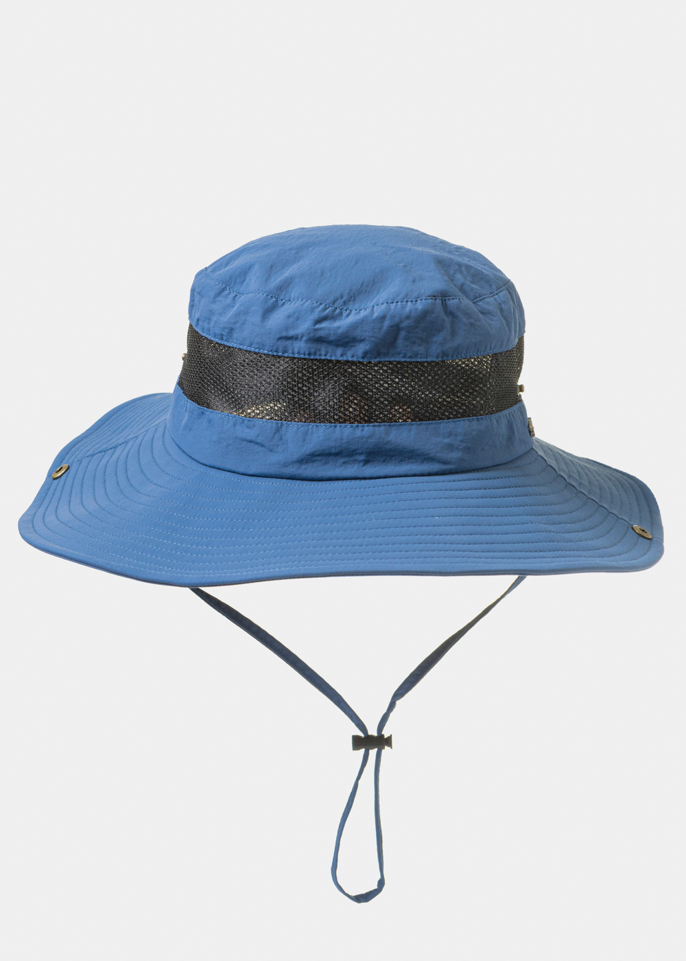 Blue Active Bucket Hat w/ See-through Detail Blue Active Bucket Hat w/ See-through Detail - Image 1