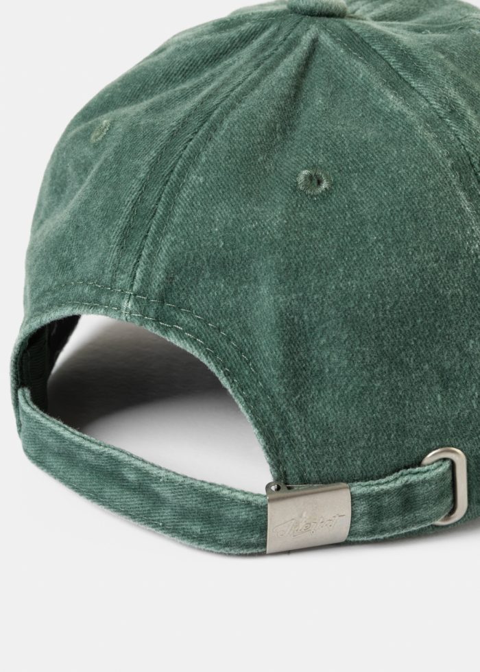 Washed Cotton Twill Cap - Green - Image 4