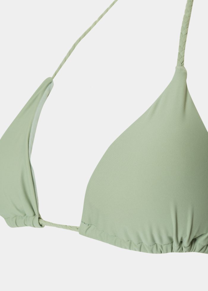 Bali Bikini Top - Olive Braided Dacron - Image 2