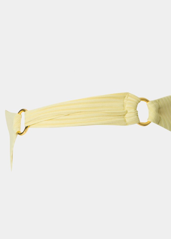 Capri Bikini Bottom - Yellow Rib - Image 3