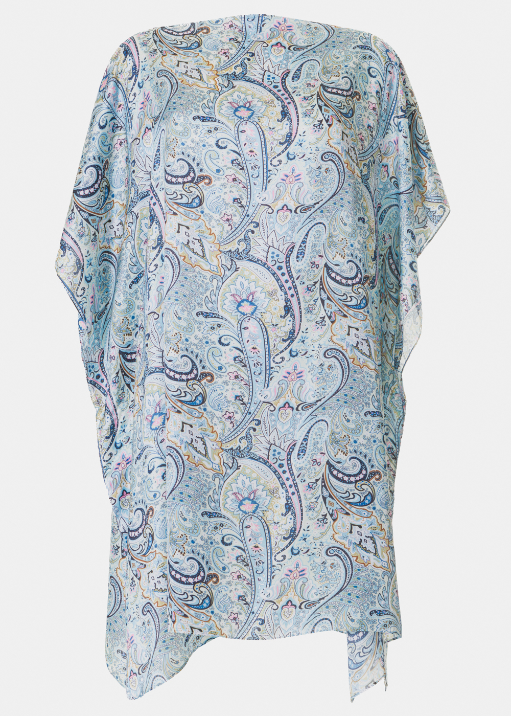 Butterfly Satin Dress w/ Green Paisley Butterfly Satin Dress w/ Green Paisley - Image 1