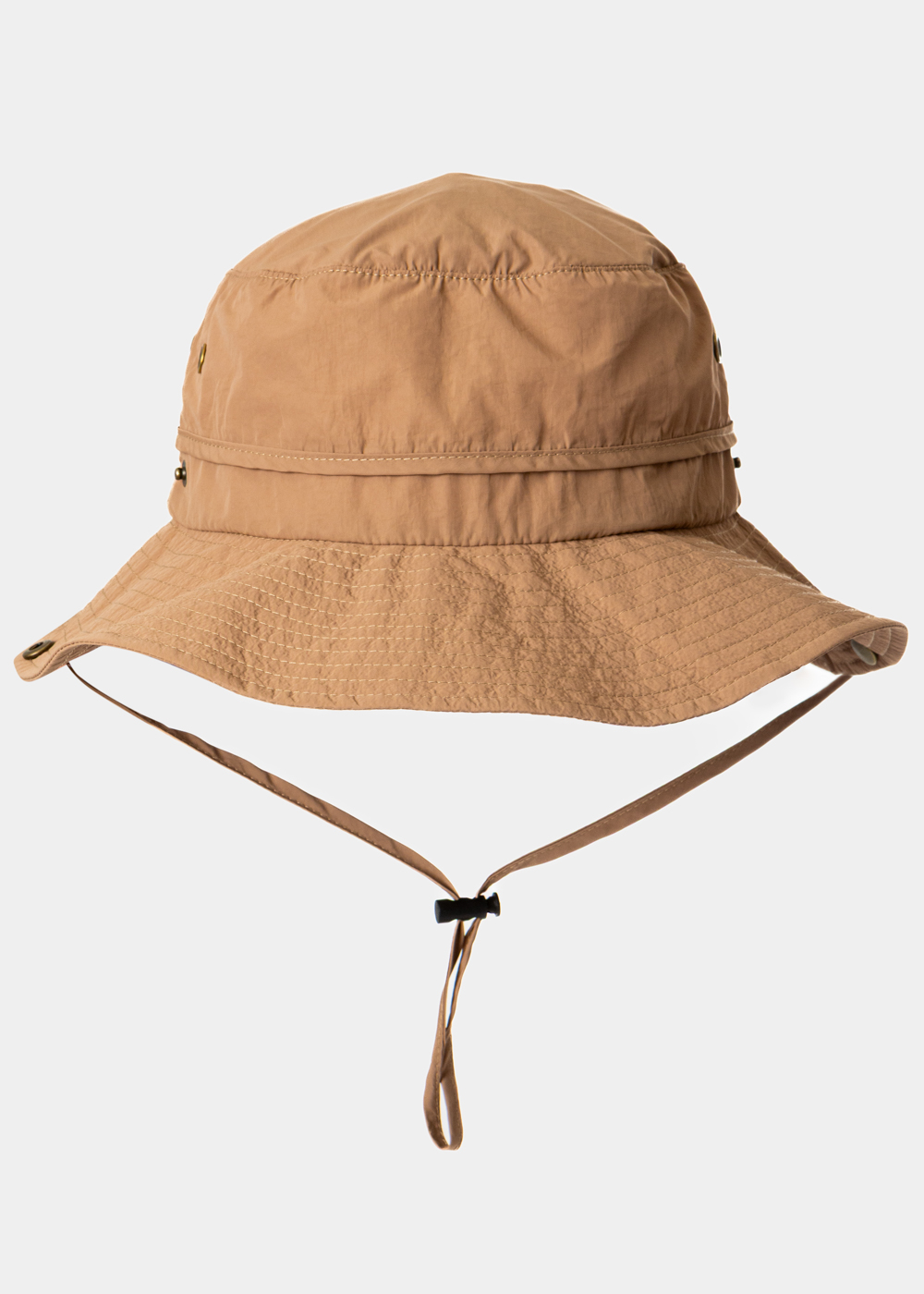 G28A5991 copy Beige Active Packable Bucket Hat - Image 1