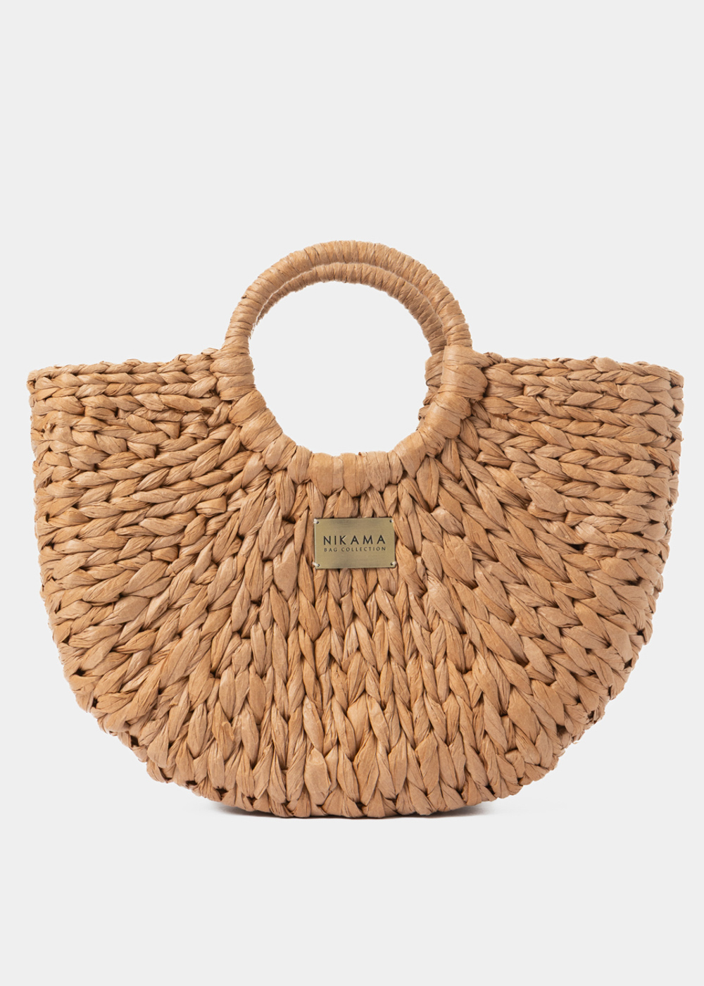 G28A6158 copy Mocha Midi Knitted Bag - Image 1