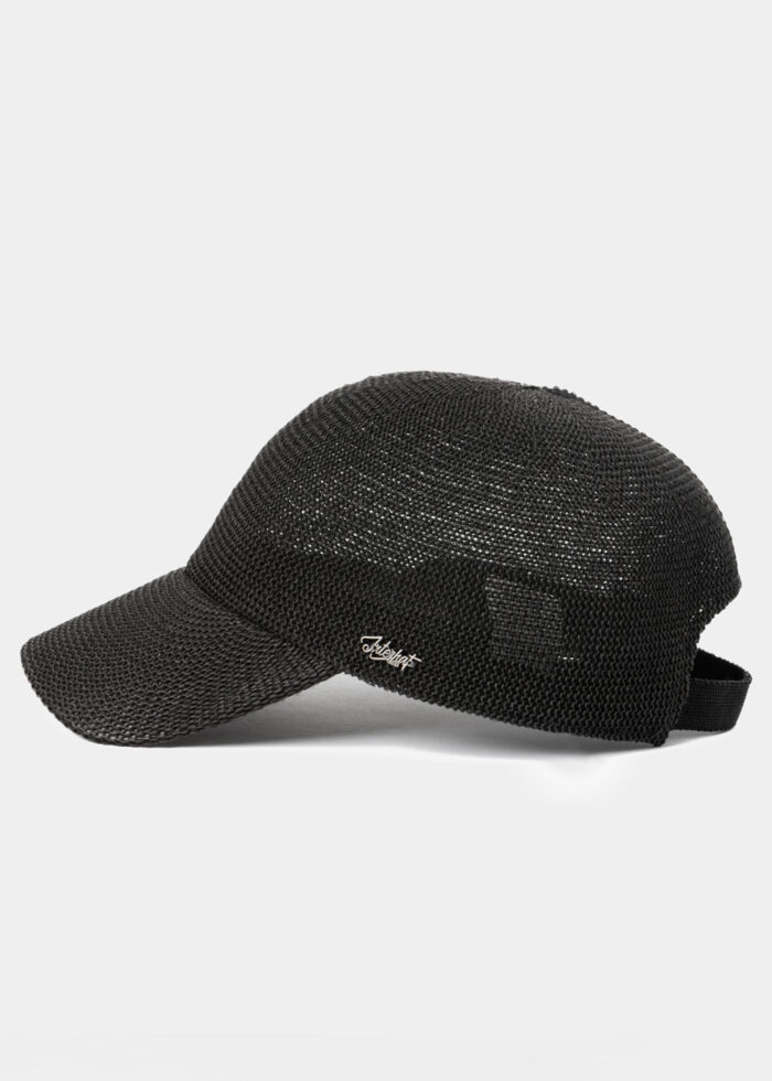 Black Straw Knitted Jokey - Image 2