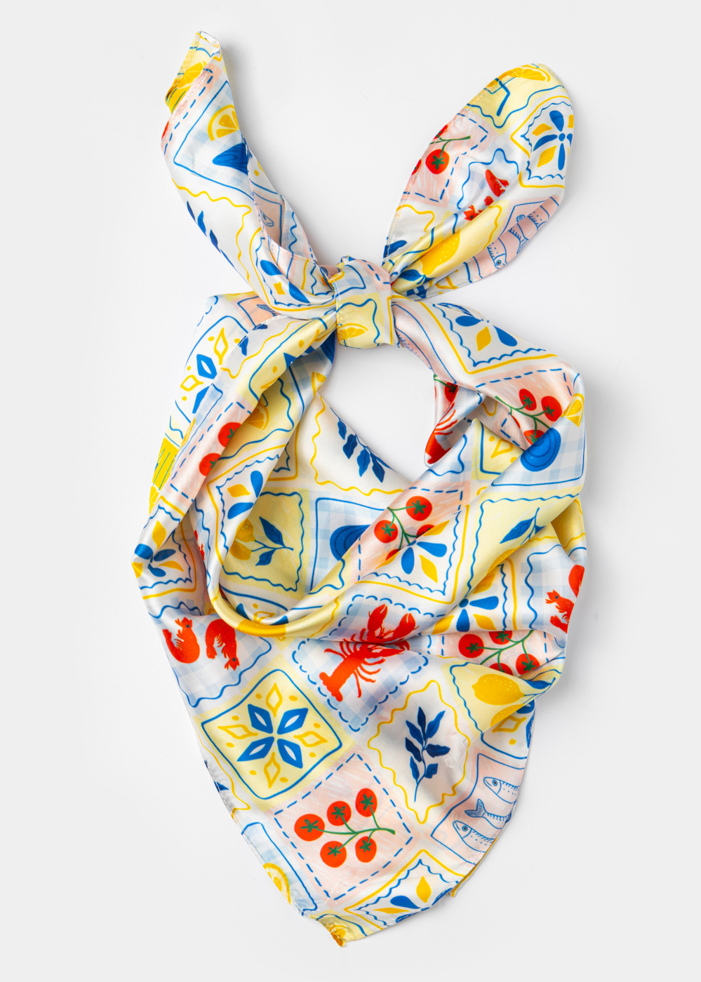 G28A6862 copy Sardines Satin Scarf - Image 1