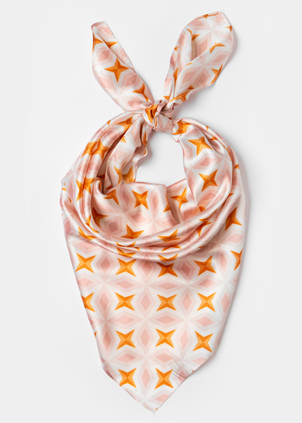 G28A6868 copy Stars Satin Scarf - Image 1