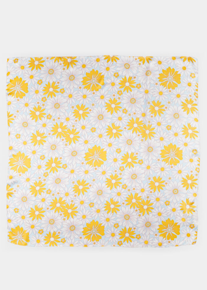 Daises Satin Scarf - Image 3