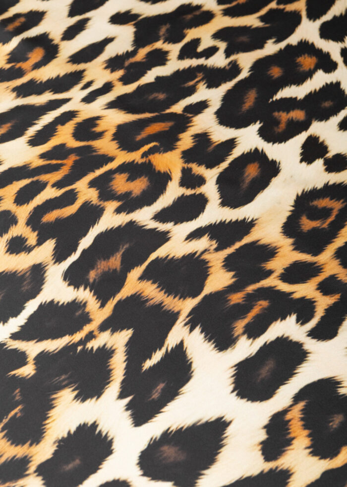 Leopard Satin Scarf - Image 3