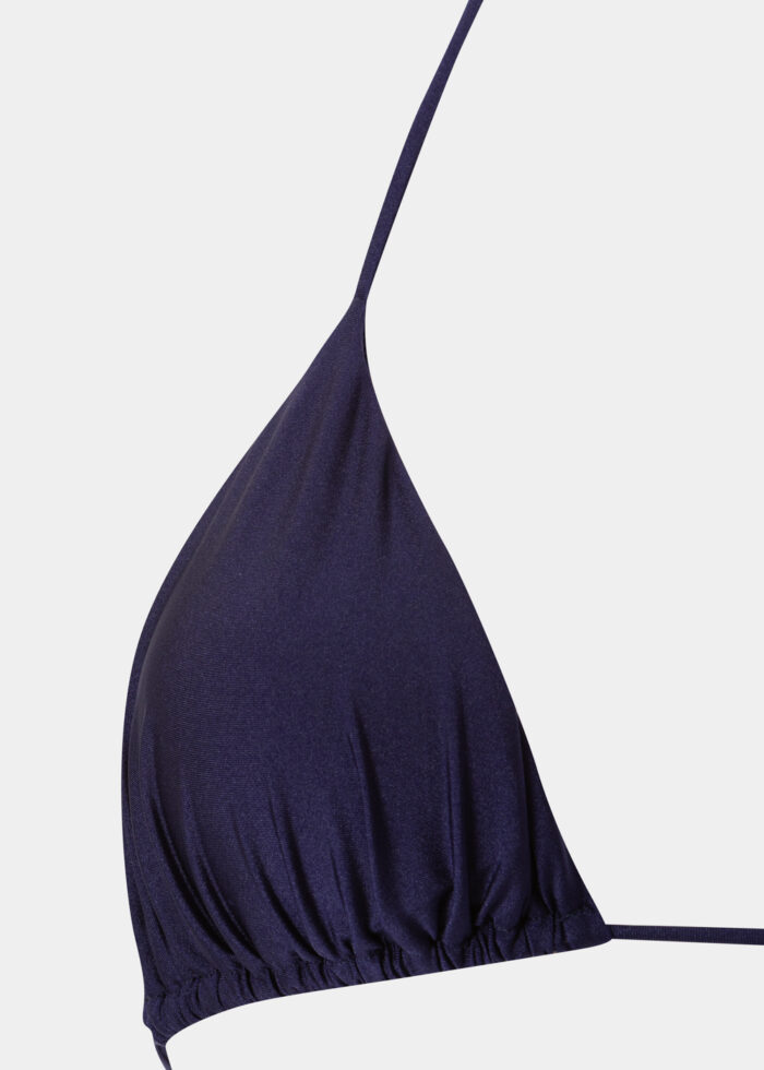 Barbados Bikini Top - Navy Blue Dacron - Image 3