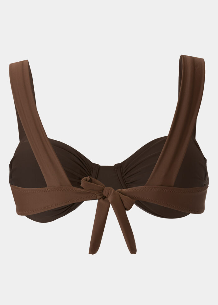 Tulum Bikini Top - Dark Chocolate Dacron - Image 5